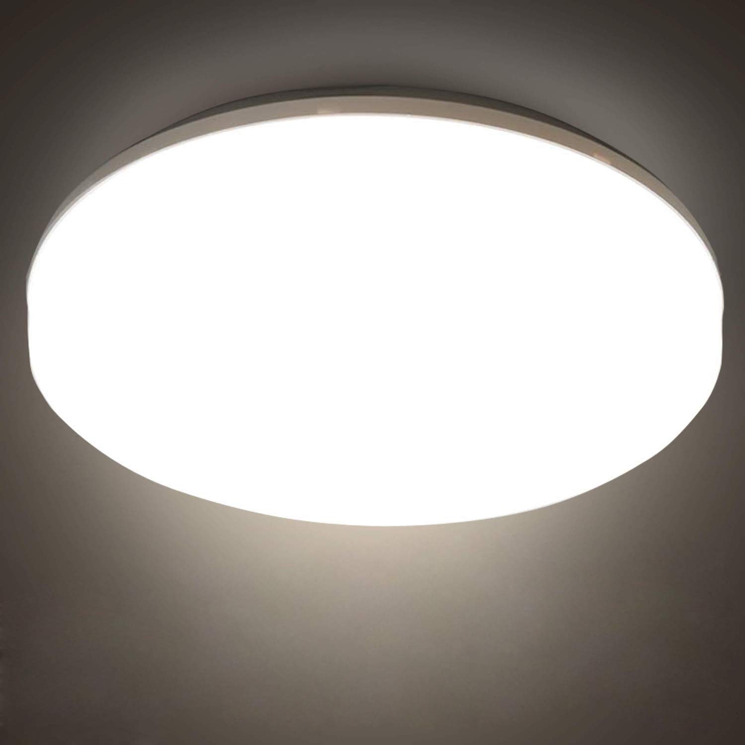 RAWNICE LED Bathroom Lights Ceiling,12W,21cm,4000K Nature White,Waterproof IP54,