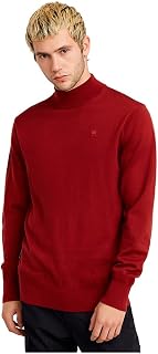 G-Star Men's Premium Core Mock Knitted Sweater