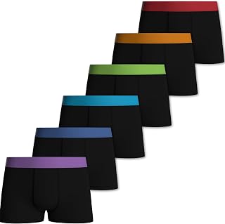 Pierre Calvini Boys Boxers - Soft Cotton Boxer Shorts (6/12Pk) | Durable Boys Underwear Multipack & Kids Boxers, Soft Breathable Cotton, Anti-Chafing Seams, Flexible Fit, All-Day Comfort