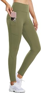 baleaf Thermal Leggings Women Winter Waterproof Sports Leggings Thermal Pants Warm Pants Hiking High Waist Sports Tights Women with Pockets