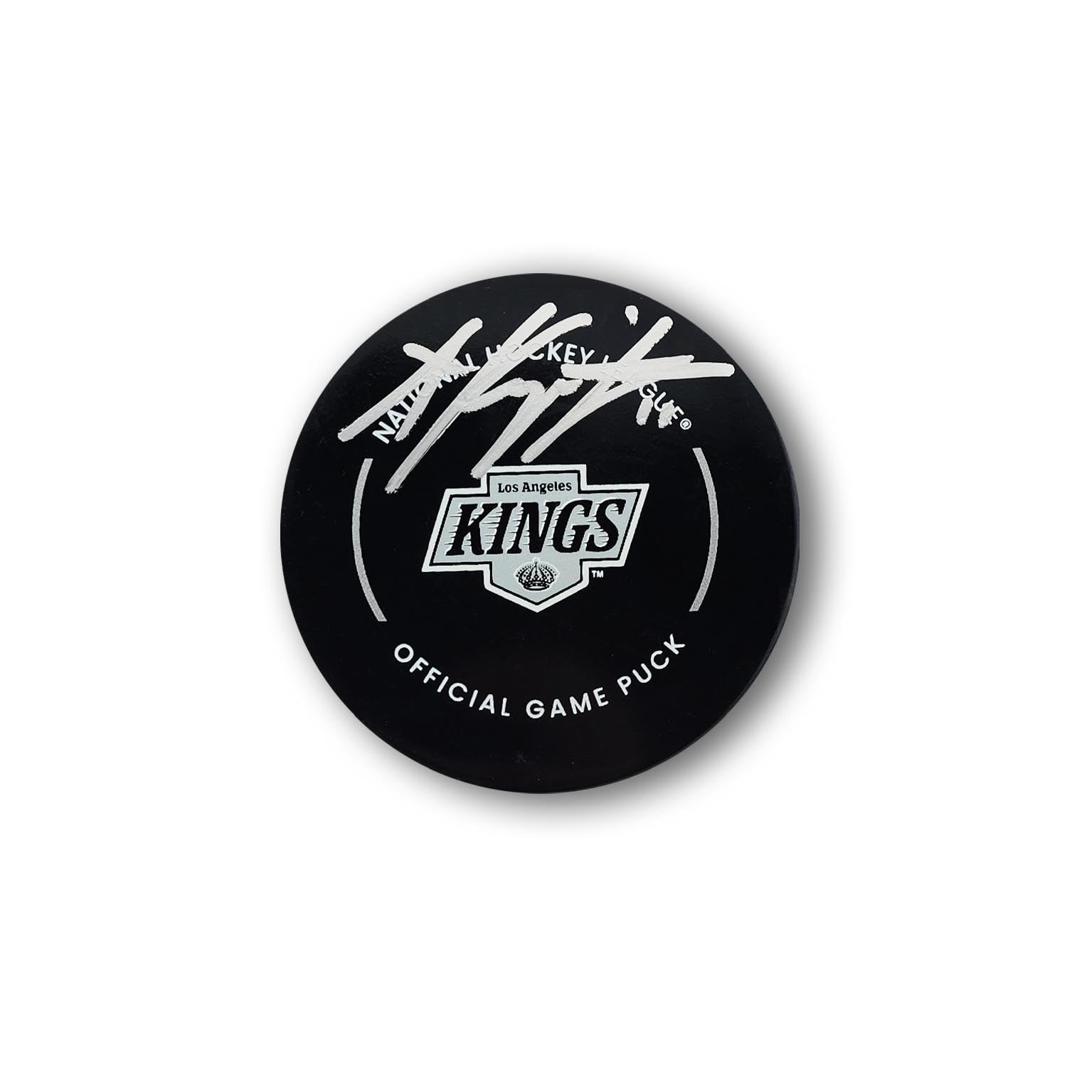Anze Kopitar Autographed Los Angeles Kings Official Hockey Puck - Autographed NH