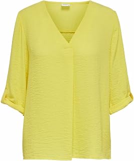 JDY Women's Jdy Divya 3/4 Top WVN Noos Blouse (Pack of 1)