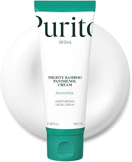 PURITO Panthenol 10% Cream for Sensitive Skin, 100mL | Skin Barrier Repair, Face Moisturizer, Blemish-Prone Care, Non-Comedogenic & Vegan, Korean Skincare