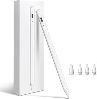 Cisteen Stylus Pen for iPad 2026-2018 with Faster Charge,Tilt Sensor Pencil Compatible with iPad 10/9/8/7/6,11th A16,Air 11/13 M2/M3/M4,Pro 11/13 M4/M5,Pro 12.9",Air 5/4/3,Mini 7/6/5