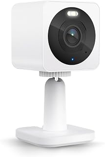 WYZE Cam OG Indoor/Outdoor Security Camera with Color Night Vision | White 1080p Wi-Fi camera for monitoring with built-in spotlight, motion detection, 2-way audio; works with Alexa and Google