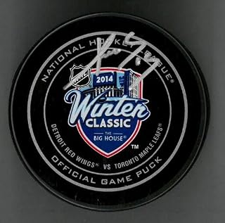 Pavel Datsyuk Autographed 2014 Winter Classic Official Game Puck