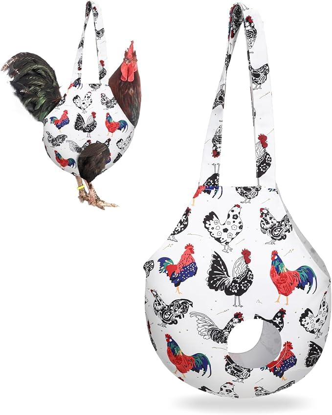 Amaezorx 1 Pcs Large Chicken Holder Bag - Breathable Portable Poultry Carrier fo