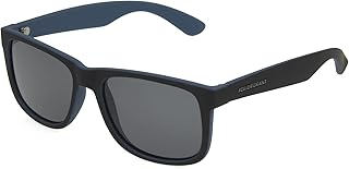 Foster Grant Men's Jace Rectangle Polarized Sunglasses, Matte Black/Navy