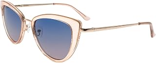FAA'N Retro Big Frame Cat Eye Polarized Sunglasses Women with Spring Hinge