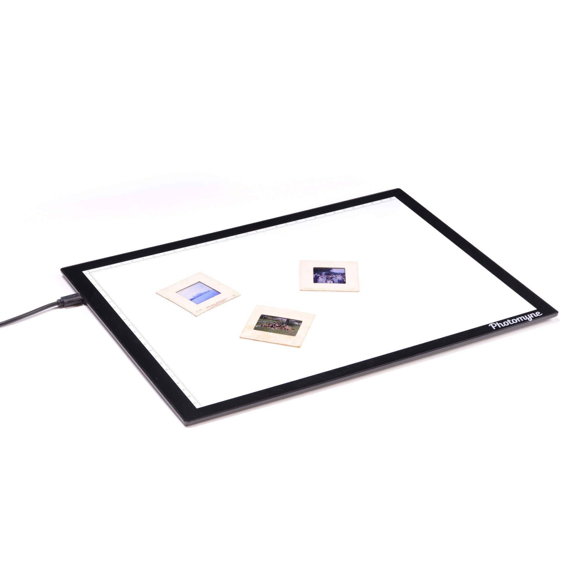 Photomyne A4 LED Light Pad for Slides, Negatives & Tracing | Perfect for Art, Fi