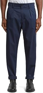 G-STAR Men's Pleated Chino Relaxed Tapered Pants