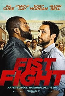 FIST FIGHT 11.5"x17" Original Promo Movie Poster 2017 Ice Cube Charlie Day