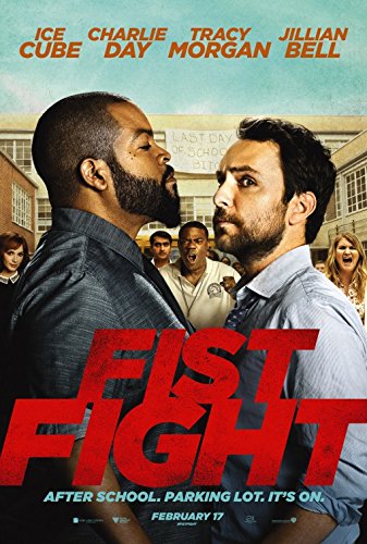 FIST FIGHT 11.5"x17" Original Promo Movie Poster 2017 Ice Cube Charlie Day