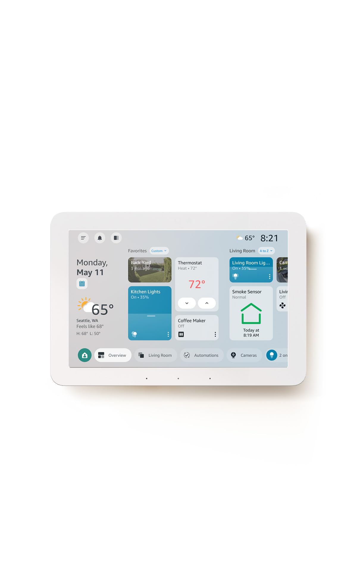 Amazon Echo Hub (newest model), 8", Redesigned with customizable control and Ale