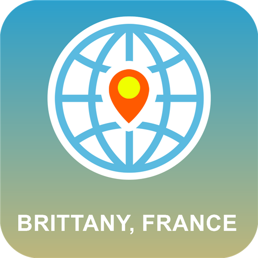 Brittany, France Map Offline