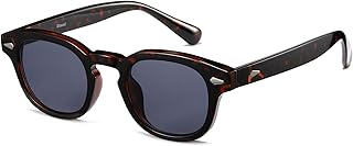 Gtand Retro Small Round Style Tint Sunglasses for Women Men Trendy Shades