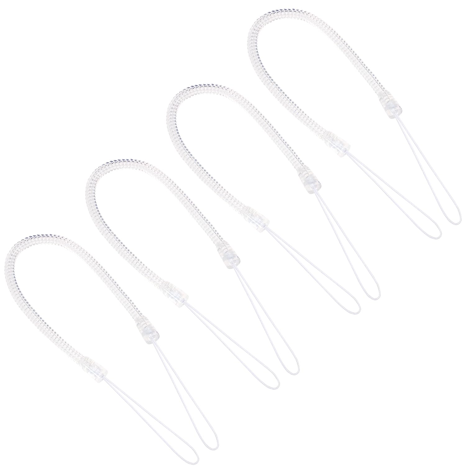 Mini Skater Plastic Elastic Tether Lanyard for Touch Pens Coil Spring Straps, Te