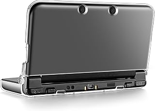 TNP New Nintendo 3DS XL Case, Aluminum Hard Shell, Clear, 2015 Model | Protective Snap-On Cover Helps Guard Against Scratches and Keeps Buttons and Ports Accessible; Fits New 3Ds Xl/Ll 2015 Only
