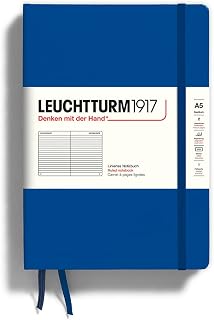 LEUCHTTURM1917 Notebook Hard Cover, Medium (A5) Hard Cover