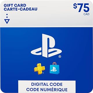 $75 PlayStation Store Gift Card - CANADA [Digital Code]
