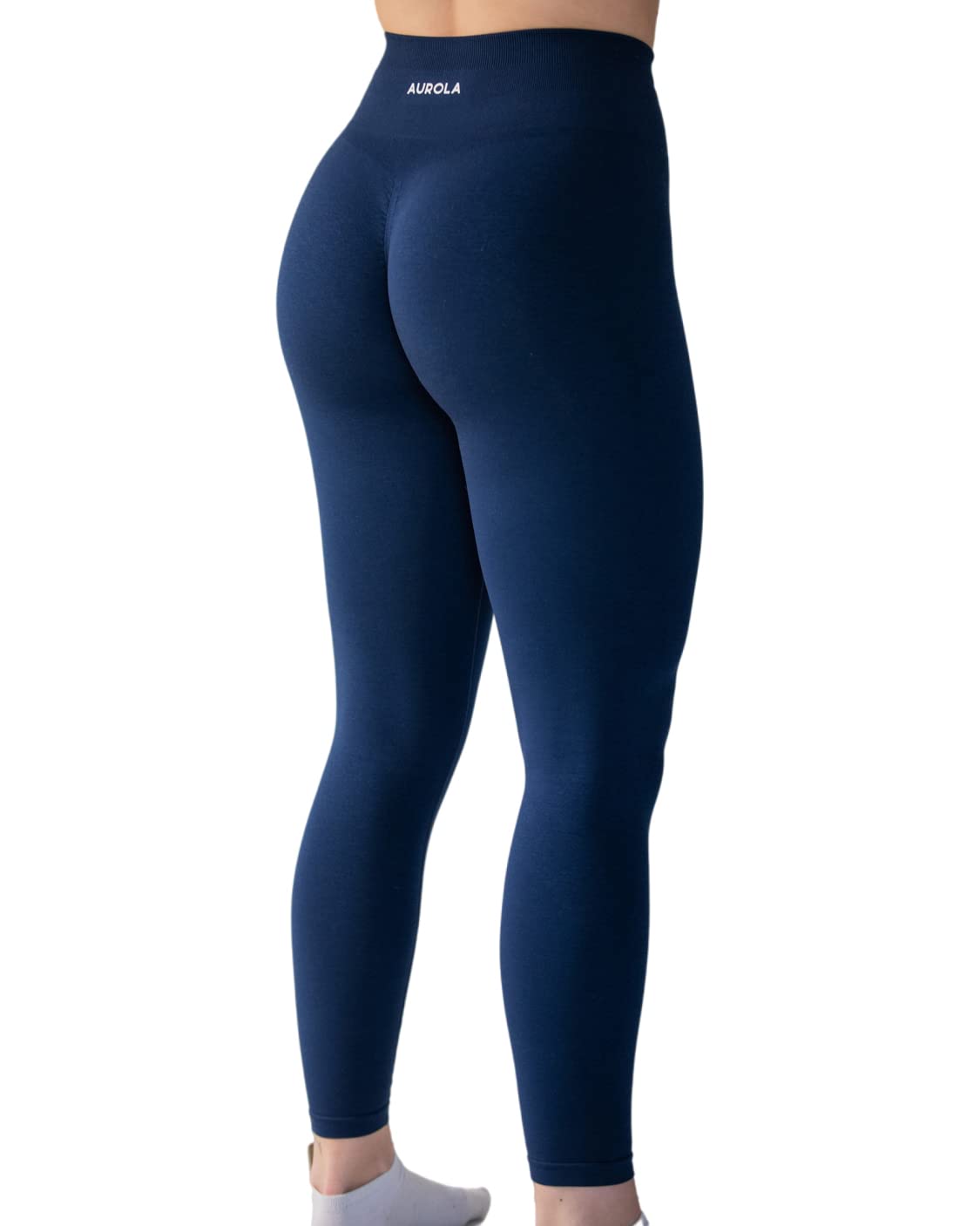 AUROLA Workout Leggings for Women Seamless Scrunch Tights Tummy Control Gym Fitn