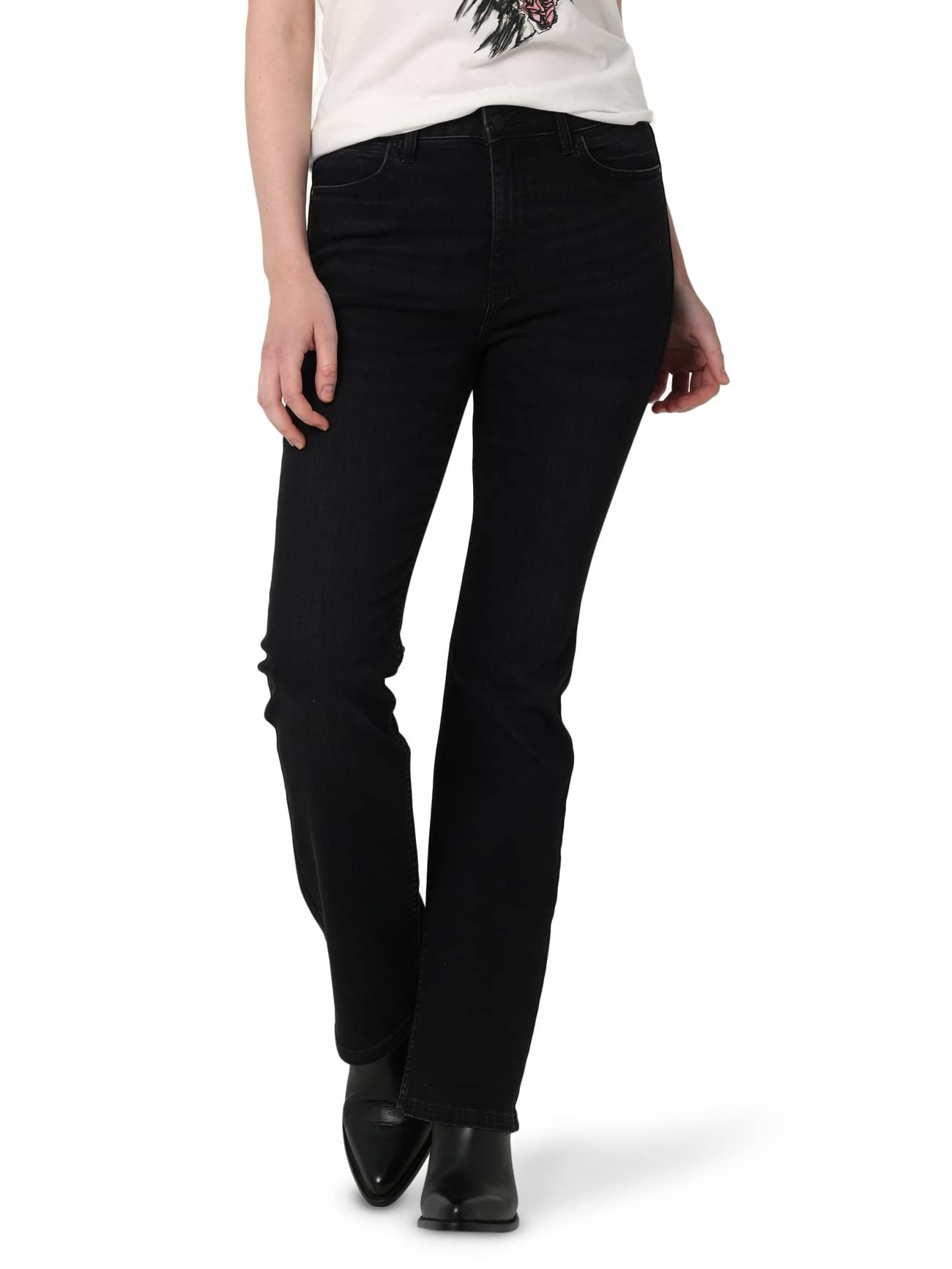 Wrangler Women's High Rise Bold Boot Jean