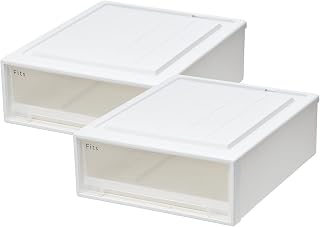 【通販限定2個セット】天馬 収納ボックス フィッツケース クローゼット 幅44×奥行53×高さ18cm 収納ケース 衣装ケース 53-44S