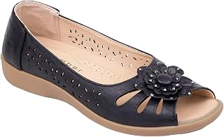 Chums Ladies Flower Slip On Open Toe Sandal