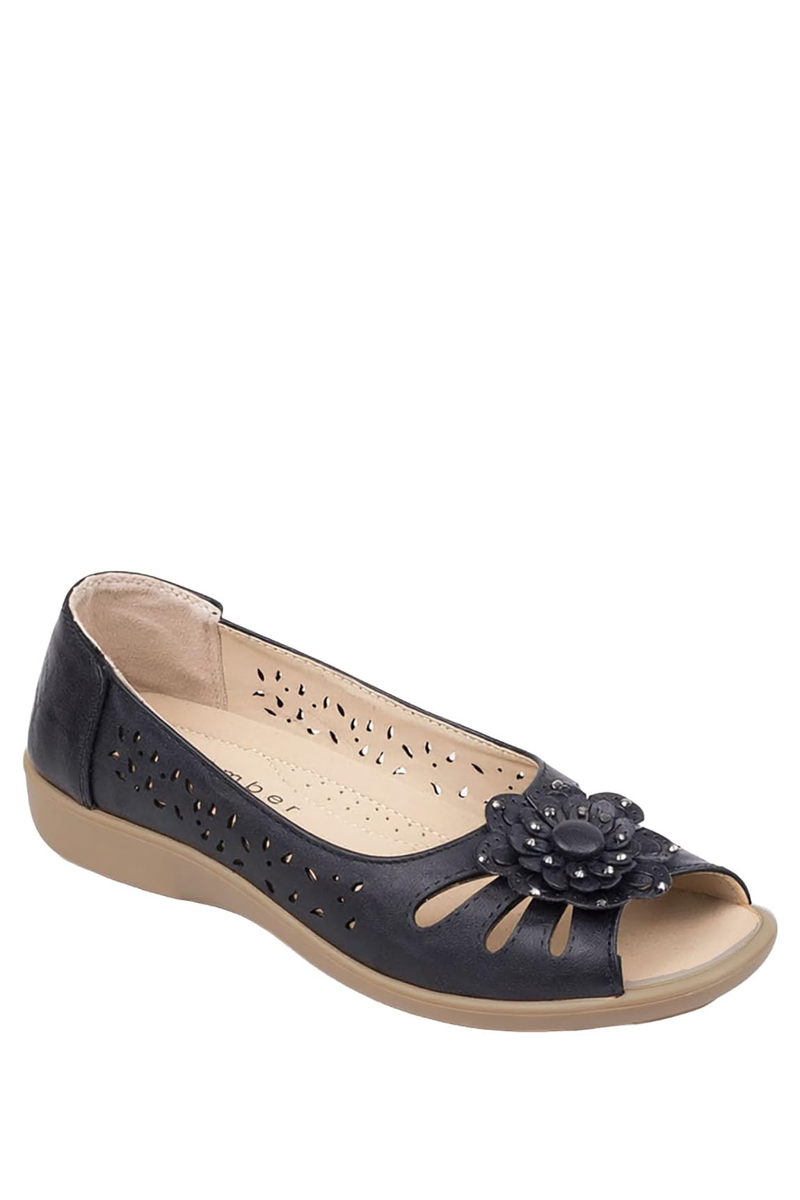 Chums Ladies Flower Slip On Open Toe Sandal