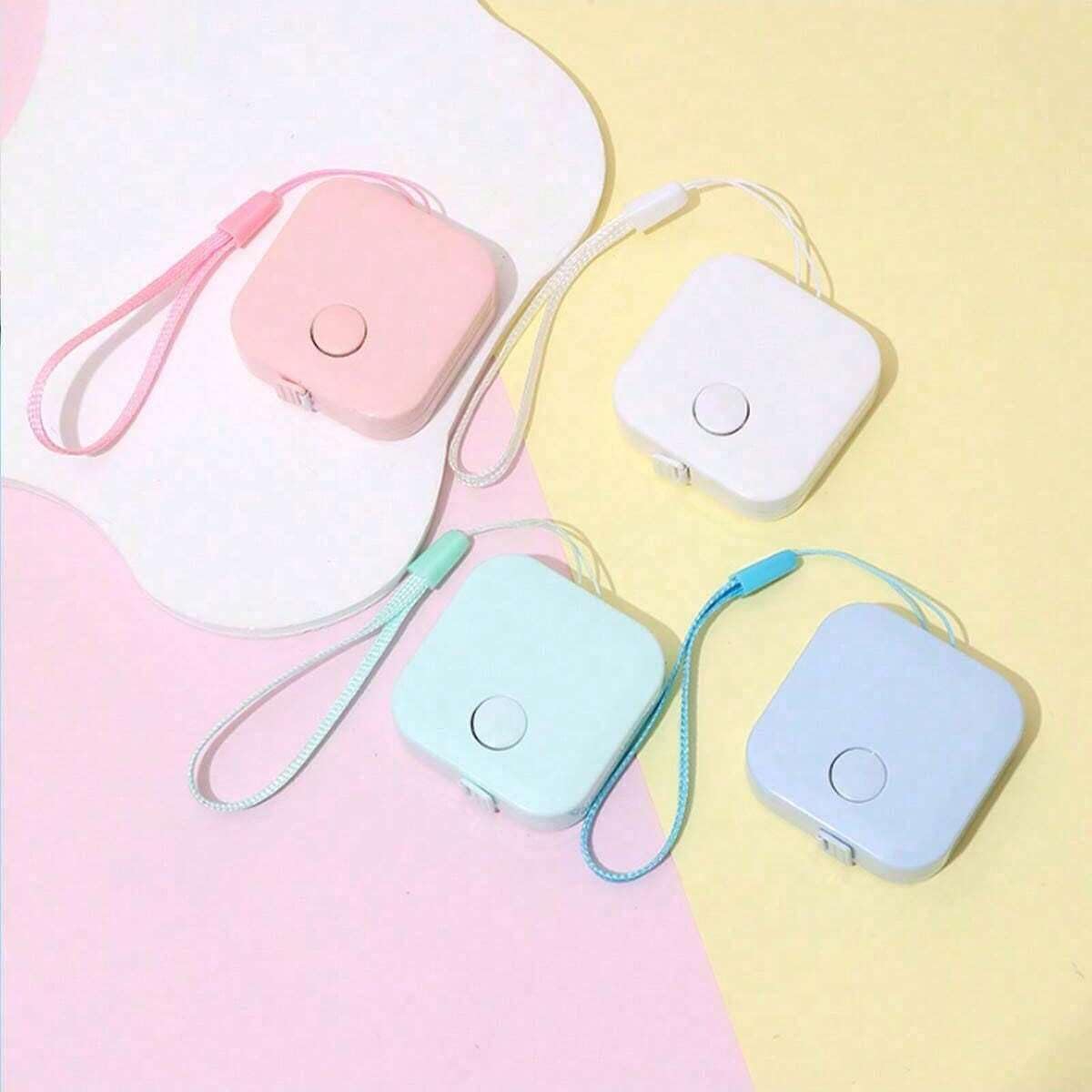 4 Pcs Soft Tape Measure Retractable Body Sewing Cloth Ruler Sewing Metric and Im