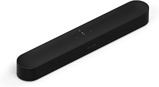 Sonos Beam Gen 2 - Soundbar with Dolby Atmos (Black) | Effortlessly enrich your entertainment experience with panoramic sound for TV, music, and more.
