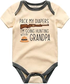 Hunting Buddy Baby Bodysuit Cute Infant Outfit for Boys or Girls Funny Hunter Baby Clothes Newborn One-Piece Gift