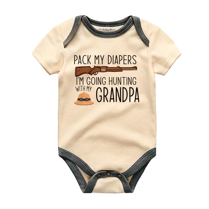 Hunting Buddy Baby Bodysuit Cute Infant Outfit for Boys or Girls Funny Hunter Ba