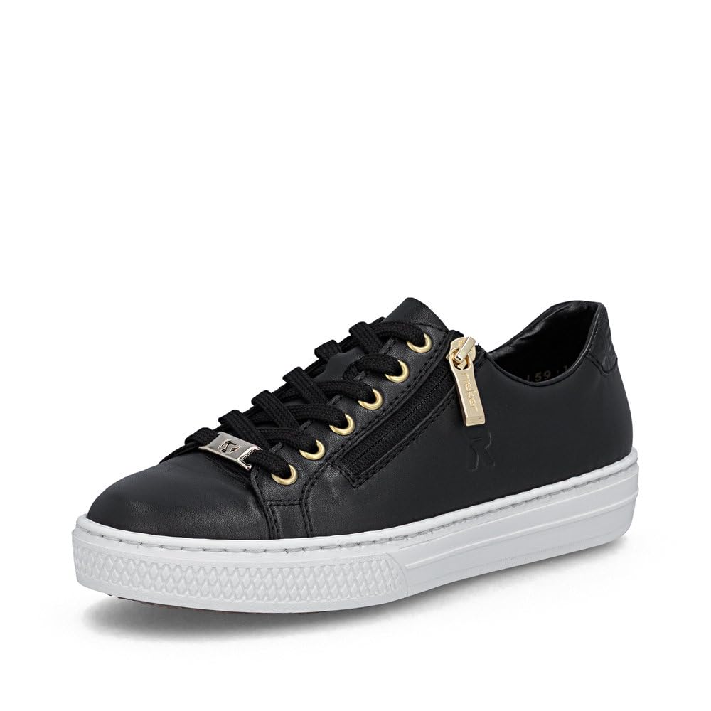 Rieker Womens L59L1-01 Zip-Up Trainers