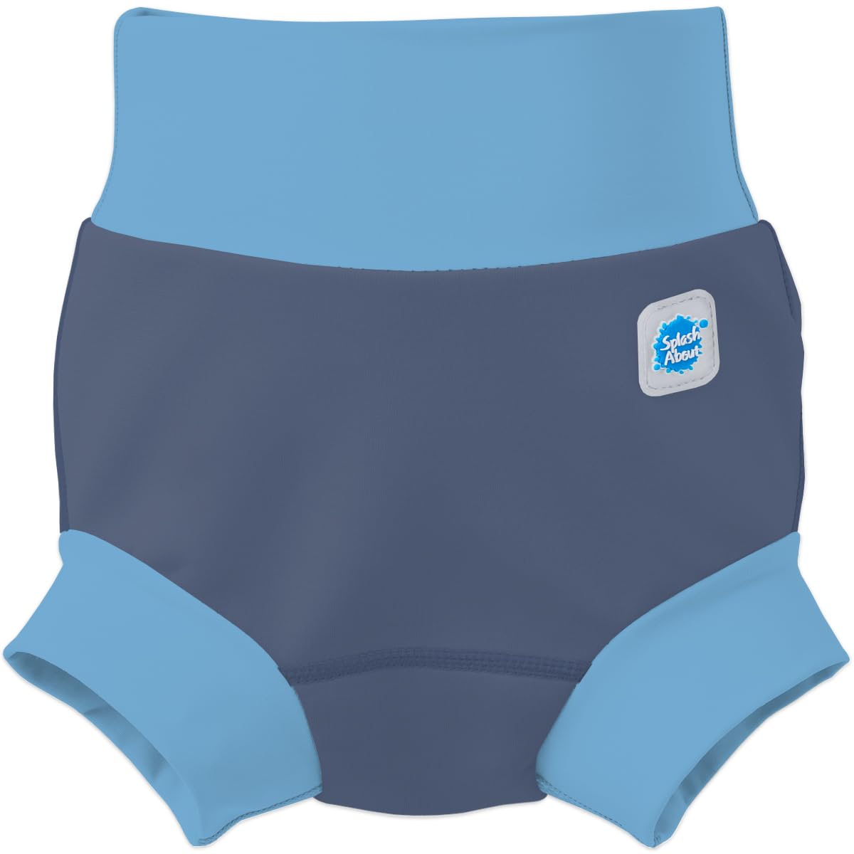 Splash About Happy Nappy Duo Reusable Swim Diaper, Navy/Blue, 2-3 Years