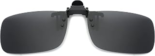 JM Polarized Clip On Sunglasses One Piece Flip Up Over Reading Glasses Men Women