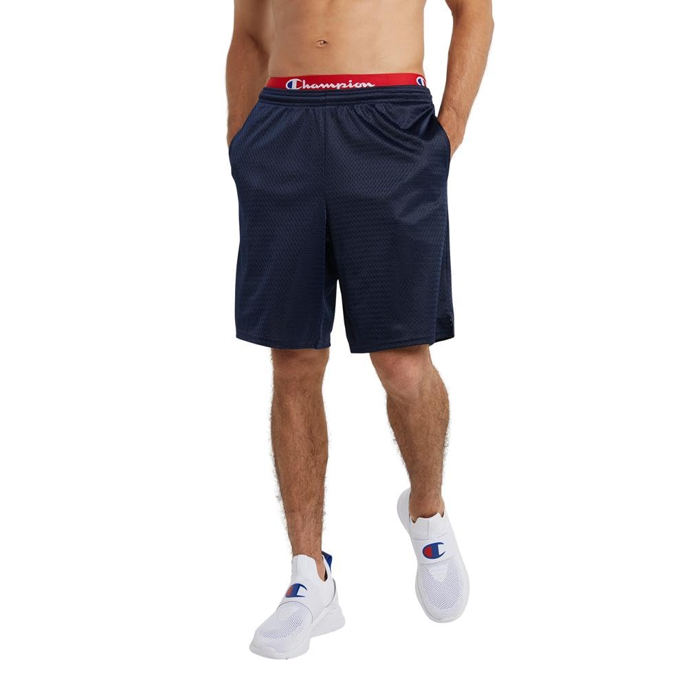 Champion Crewneck Fleece Sweatshirt, Standard Fit, Midweight, Script Logo, Avail