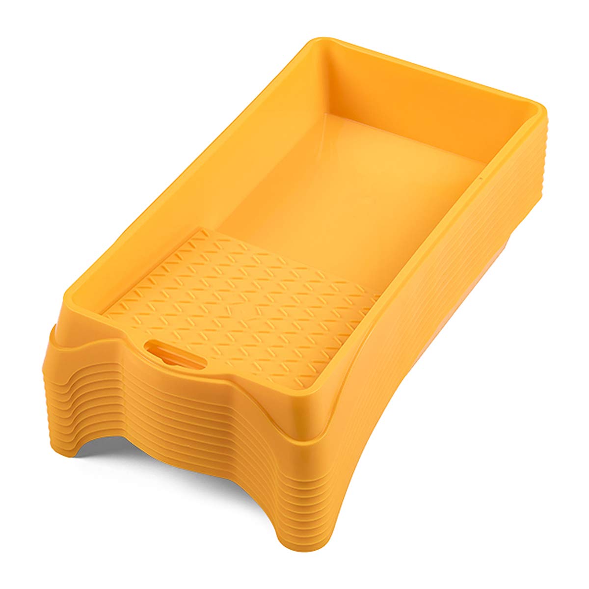 Hardy Working Tools Set of 10 paint trays 16 cm x 30 cm. Plastic trays for ename