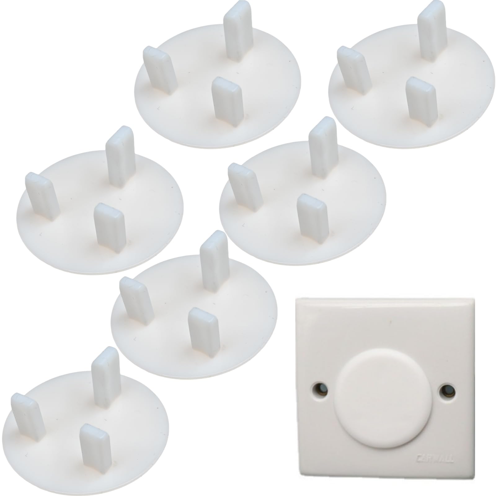 ZHIYE Plug Socket Covers UK, 24 Packs Baby Child Safety Socket Covers Guards Cap