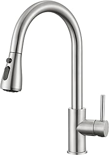 CECIPA Kitchen Tap, High Pressure Kitchen Tap with Extendible Shower