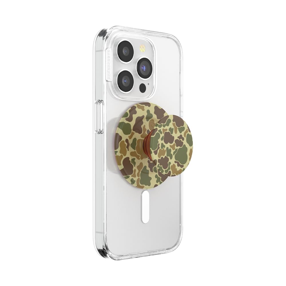 PopSockets MagSafe Grip for Phone, Magnetic Holder - Camouflage