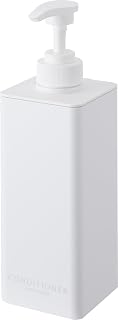 Yamazaki 1540 Tower, Refill Bottle, Shampoo Bottle, Dispenser, Conditioner, White, 2.8 x 3.0 x 9.4 inches (7 x 7.5 x 24 cm)