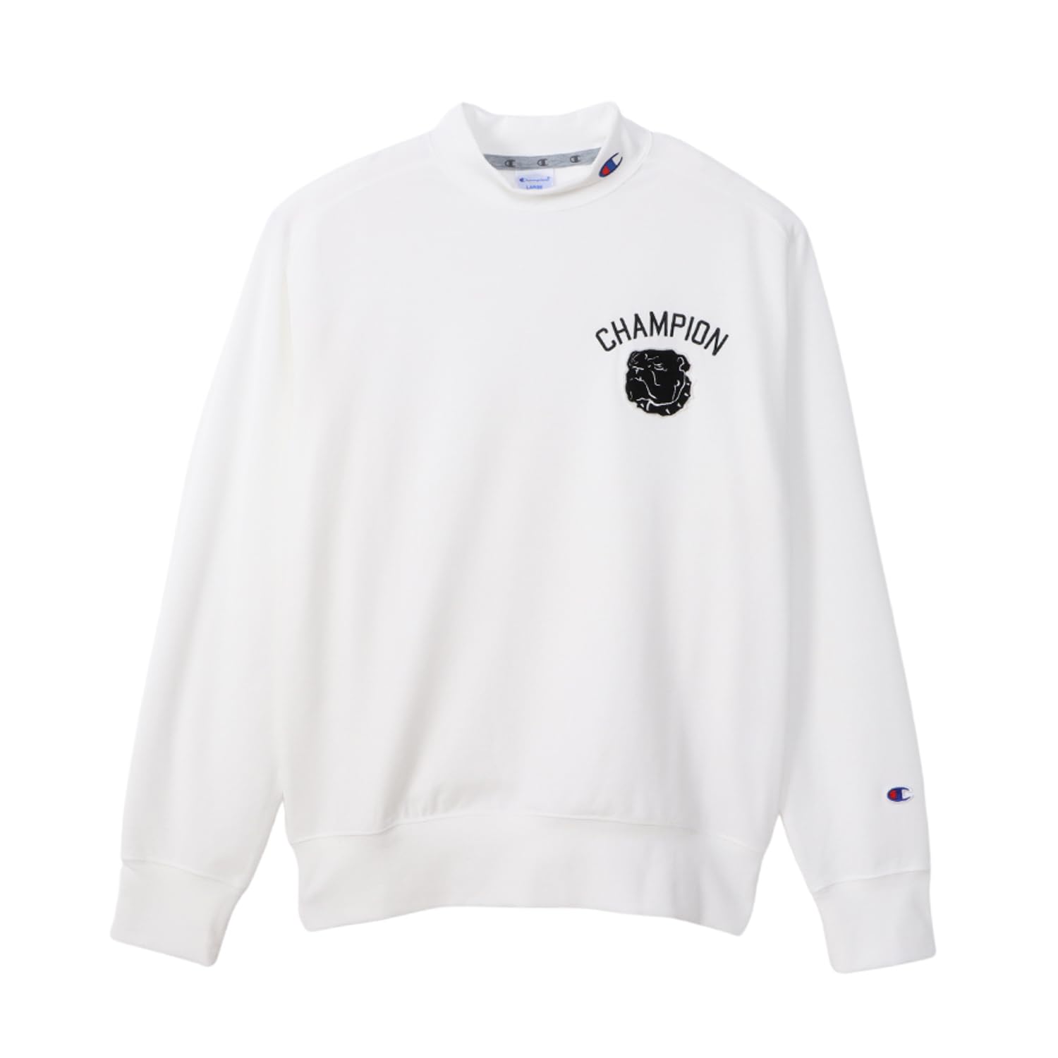 Champion(チャンピオン) トレーナー 長袖 抗菌防臭 ストレッチ UVカット グラフィックロゴプリント TECH WEAVE(R) TERRY クルーネ