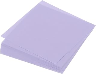 100 Sheet Origami Paper Double Sided Light Purple 5x5 Inch Square Sheet for Art Craft Project, Beginners, Gifts Decor