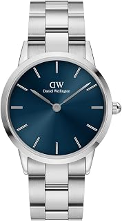 Daniel Wellington Unisex Iconic Link Watch, Rose Gold or Silver Link Bracelet