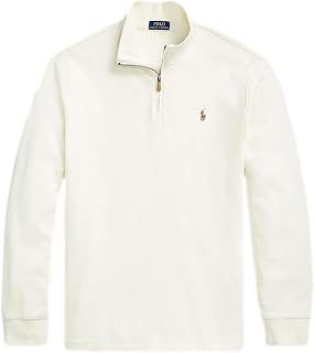 POLO RALPH LAUREN Men's Classic Estate-Rib Quarter-Zip Pullover Sweater