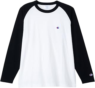 Men's Long Sleeve T-Shirt, Round Neck, 100% Cotton, One Point Embroidery, Relaxed Fit, Drop Shoulder Long Sleeve T-Shirt