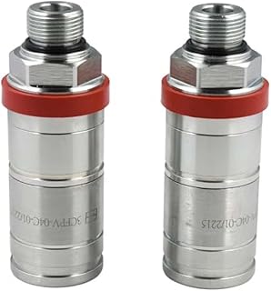 Quick Connect Hydraulic Coupler Female For 5090r 6420 6910 For Massey For Ferguson 399 Replaces Al200979 Al170665 M22 X 1.5 Thread Silver Steel