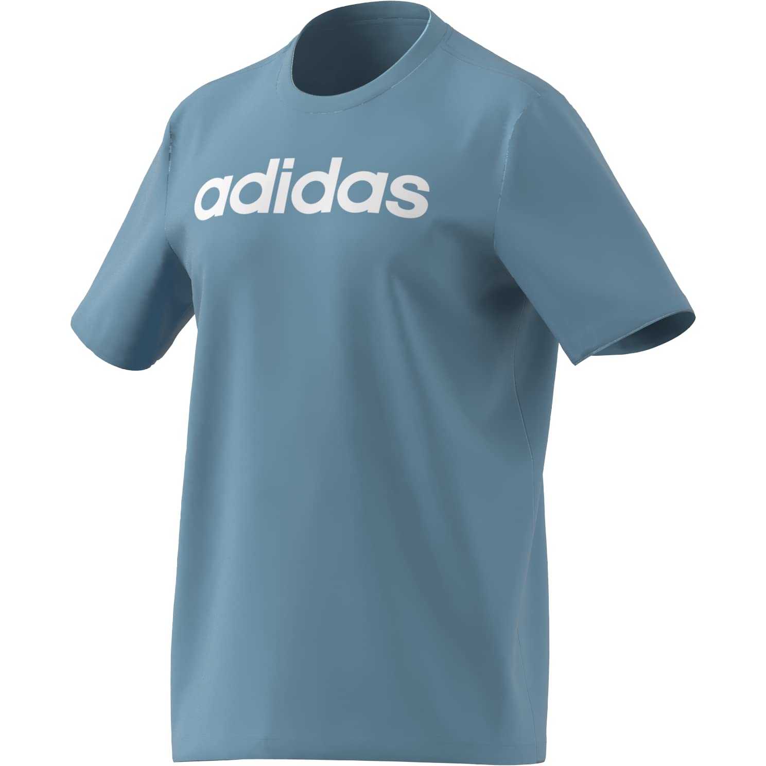 adidas Essentials - Linear Embroidered Logo Jersey T-Shirt for Men