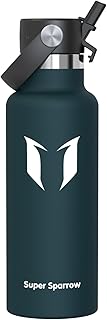 Sparrow 500ml/750ml/1L/1.2L FlipFlow Bottle Straw